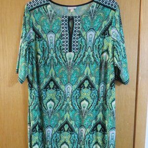 60's Vintage inspired DB sz 20 Tunic Dress